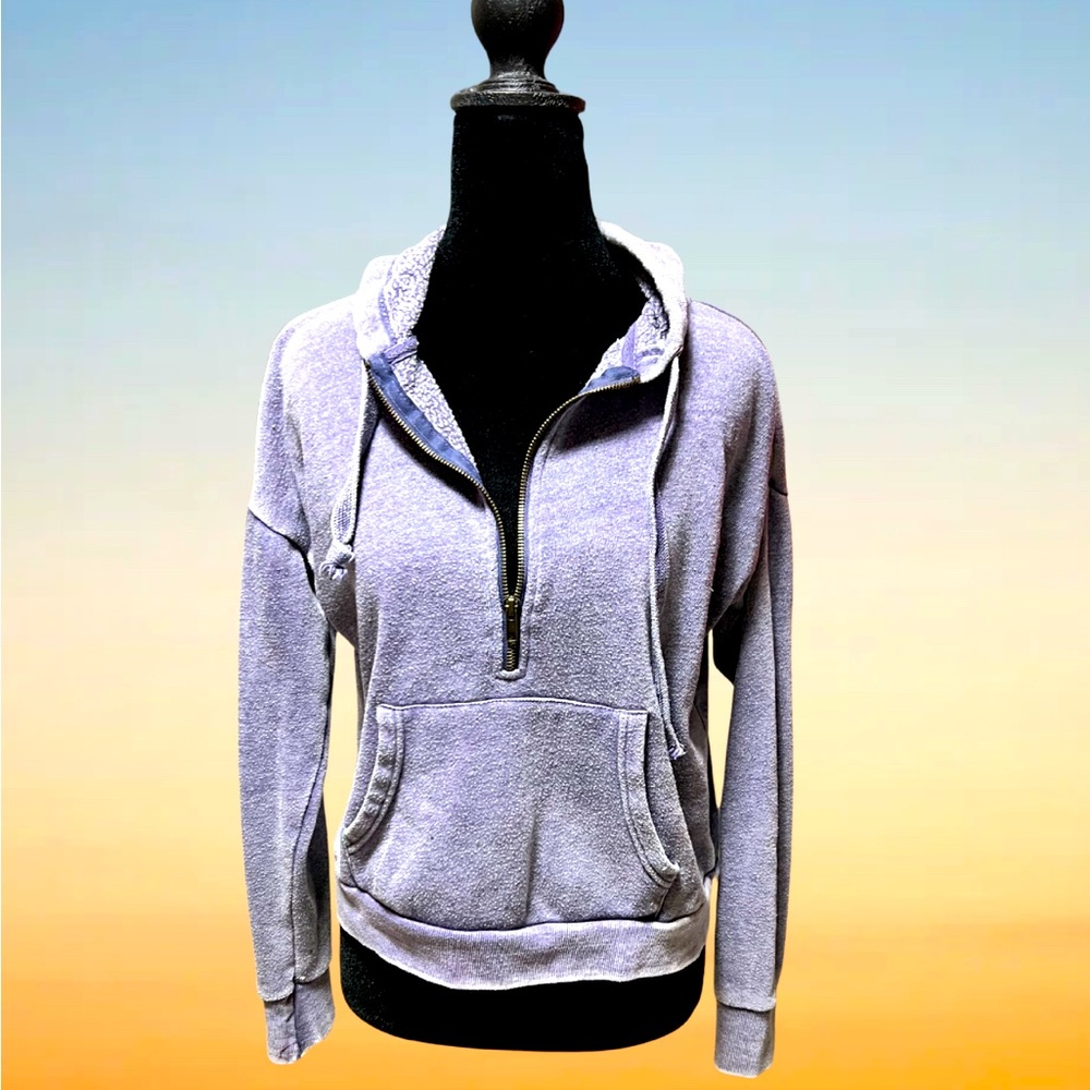 Vintage Havana Blue Distressed Hoodie